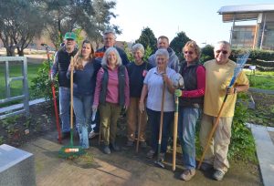 GATEways Horticulturist Stacey Parker's gardening volunteers
