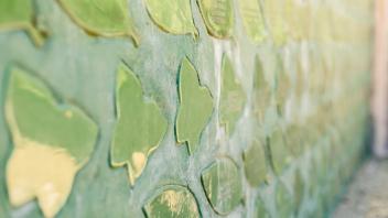 butterfly and leaf tiles